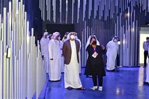 Saif bin Zayed visits the Swiss pavilion at Expo 2020 Dubai 
