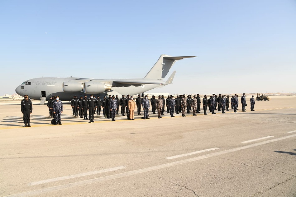 The UAE police forces reach KSA to participate in GCC joint mobilization exercises (Gulf Security 3