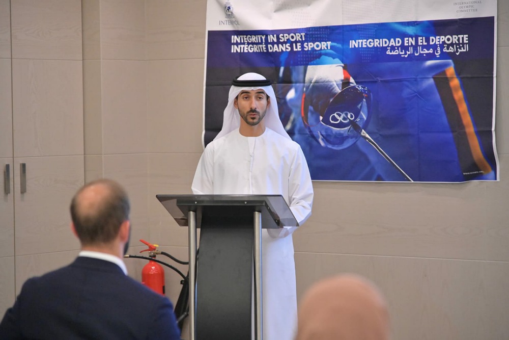 A special session for the UAE on the sidelines of the 12th meeting of the  "INTERPOL" Match Fixing Task Force